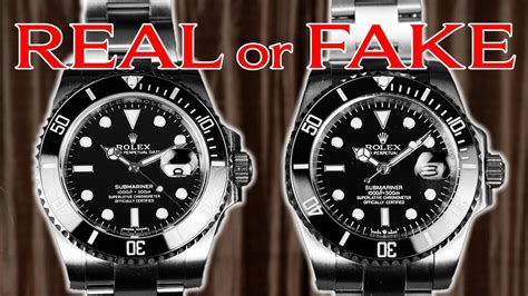 real vs fake submariner rolex|how to tell genuine Rolex.